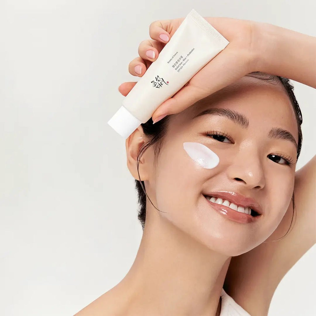 Beauty of Joseon Relief Sun SPF50+ application on skin