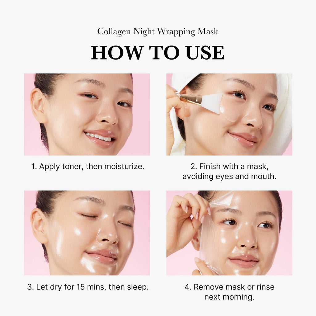 Medicube Collagen Night Wrapping Mask how to use