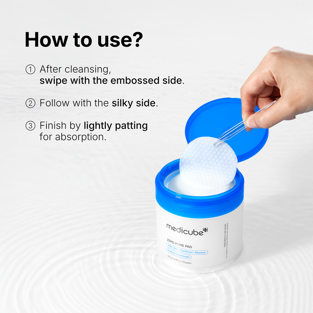 Medicube Zero Pore Pad how to use